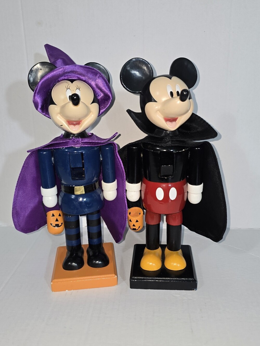 Disney Mickey and Minnie Halloween Costume Figurines - Purple & Black